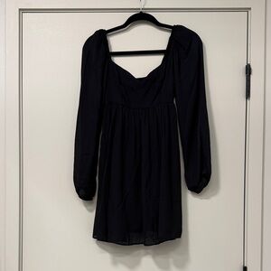 Abercrombie & Fitch Black Long Sleeve Dress